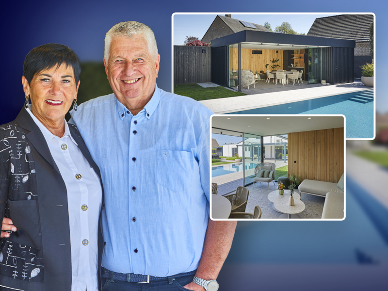 Eddy en Lieve investeerden 110.000 euro in hun nieuwe poolhouse: “Mijn koivissen hiervoor inruilen, dat was moeilijk, maar het was het waard”