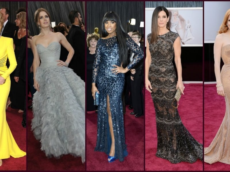 Jane Fonda, Amy Adams, Jennifer Hudson, Sandra Bullock en Jessica Chastain.