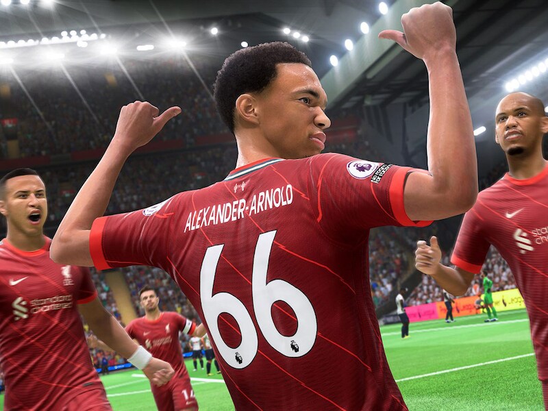 Alexander-Arnold (Liverpool) in FIFA 22.