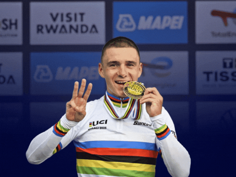 “Het volkslied doet hem zichtbaar iets”: insiders verklaren waarom Remco Evenepoel al 20 medailles pakte op grote kampioenschappen