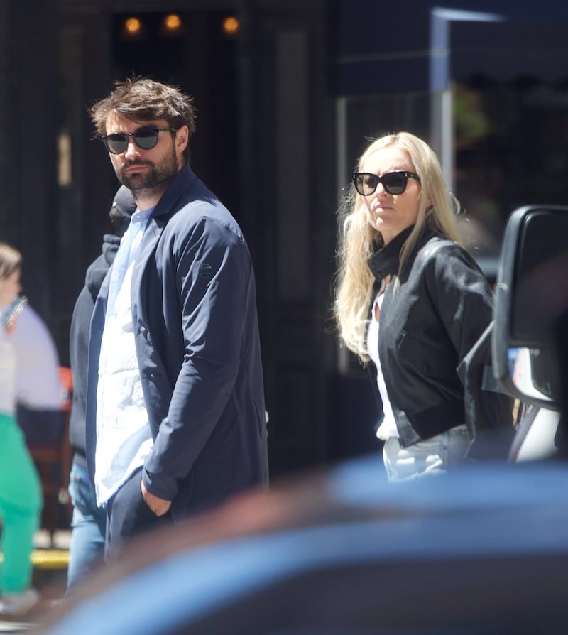 Lindsey Vonn en Matthieu Bailet 