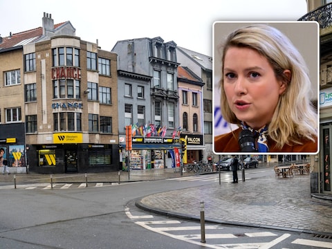 Burgemeester Els van Doesburg (inzet) besliste het danscafé in Antwerpen tijdelijk te sluiten na aanhoudende overlast.