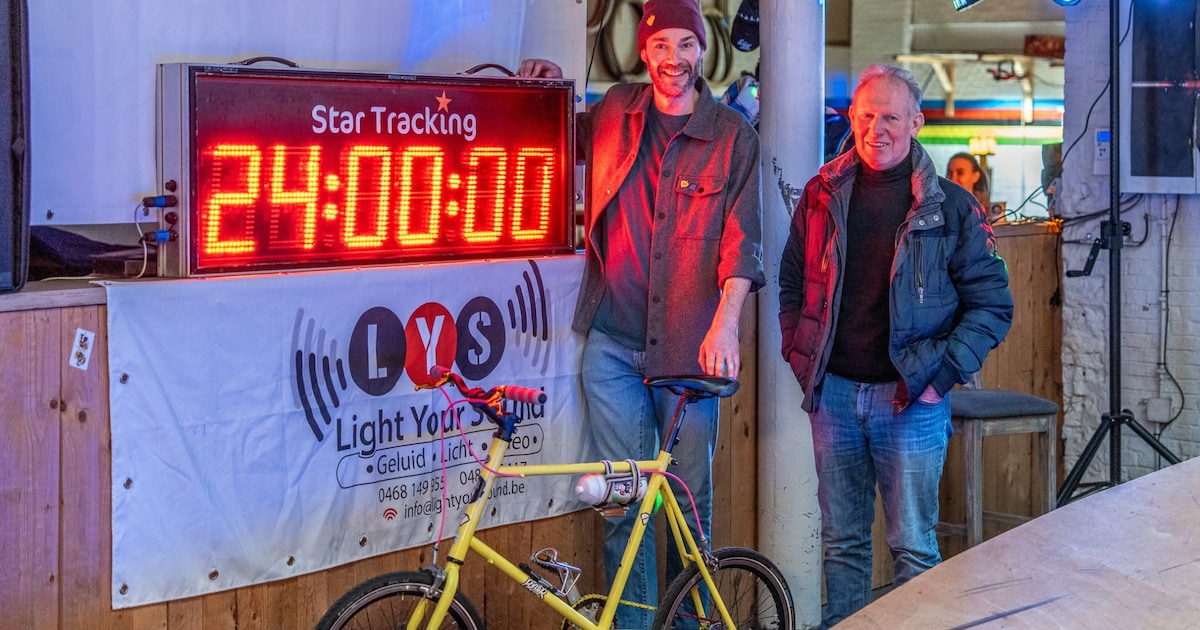 Wielericoon Etienne De Wilde opende de 24-uren van Cimorné: “Opbrengst gaat naar drie goede doelen”