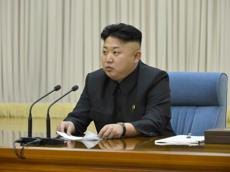 Noord-Koreaanse leider Kim Jong-Un.