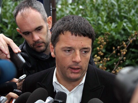 Het conflict tussen Cuperlo en Renzi (foto) barstte gisteren publiek los tijdens een vergadering van de DP-top.