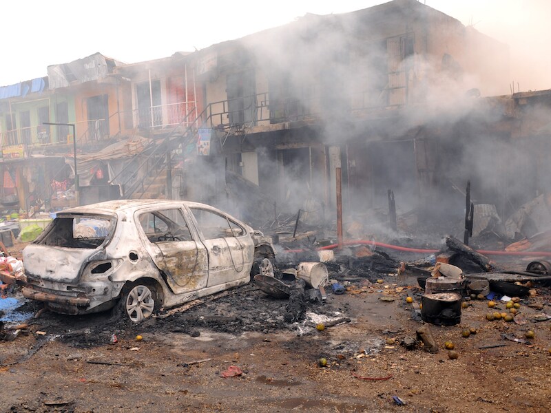 Bij een zware bomaanslag in Jos vielen gisteren meer dan 102 doden.