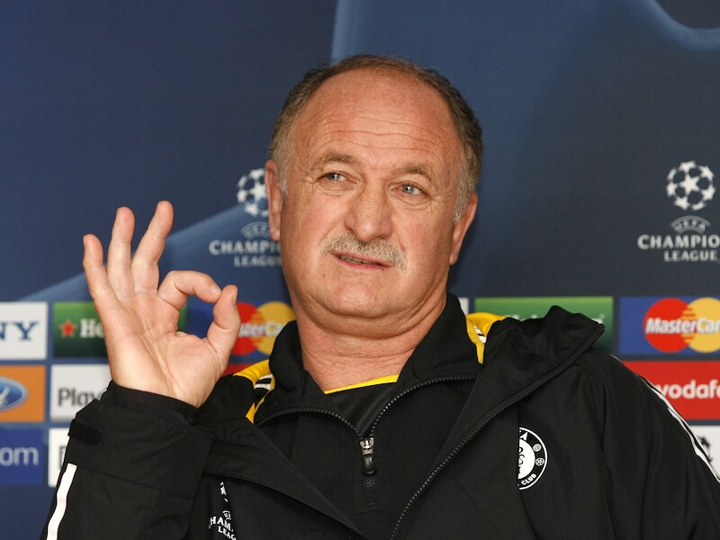 De Braziliaanse bondscoach Luis Felipe Scolari.