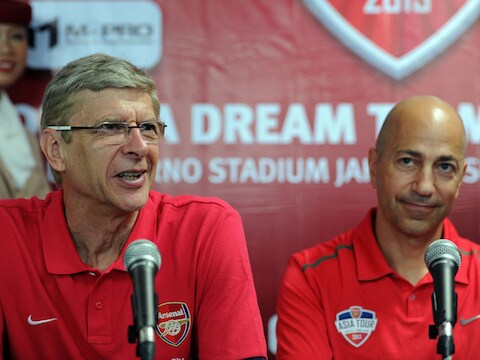 Arsène Wenger en Ivan Gazidis.