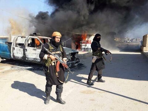 Rebellen van Islamitische Staat.