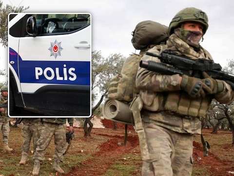 Enkele beelden ter illustratie van het Turkse leger en de Turkse politie.