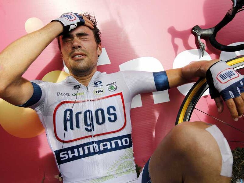 Tom Dumoulin moest heel diep gaan.