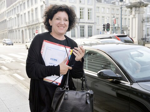 Minister van Justitie Annemie Turtelboom (Open Vld).
