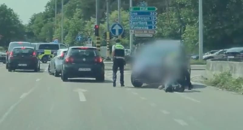 The trip ended with the driver's arrest.