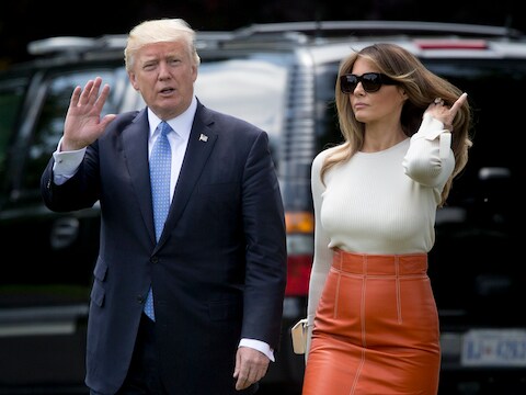 Donald Trump en zijn first lady zijn vandaag vertrokken voor hun eerste overzeese trip. Ze gaan onder meer naar Saoedi-Arabië, Israël, het Vaticaan, Brussel en Italië.