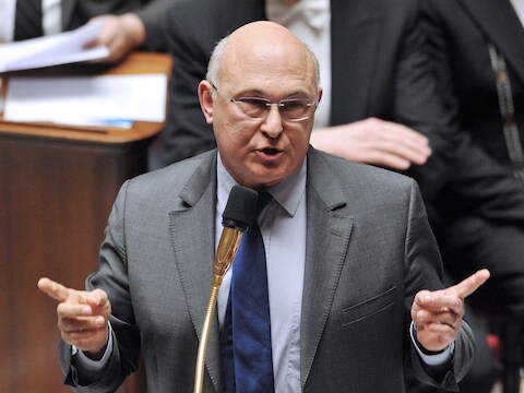De Franse minister van Arbeid, Michel Sapin.