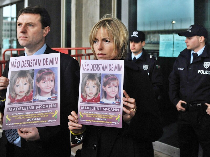 Gerry en Kate McCann verspreidden in februari een verouderingsfoto van Maddie.