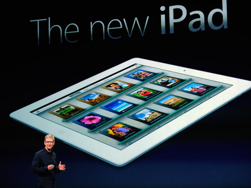 Apple-topman Tim Cook stelde onlangs een nieuwe versie van de iPad voor.