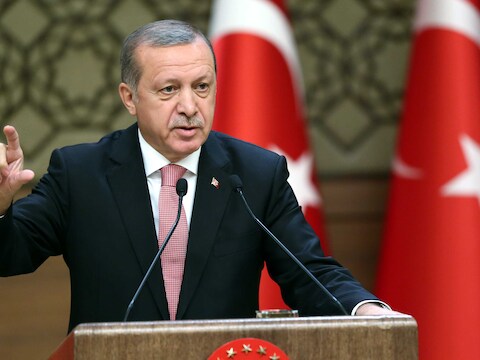 De Turkse president Recep Tayyip Erdogan.