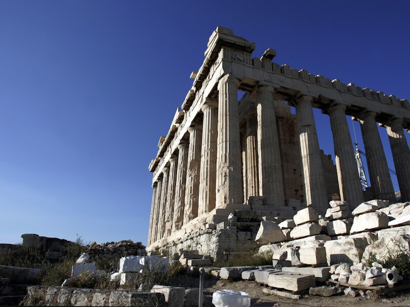 De Akropolis in Athene.