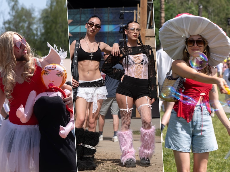 IN BEELD. Bikini’s, opblaaspoppen en visnetten: op Extrema Outdoor werd het festivalterrein één grote zomercatwalk