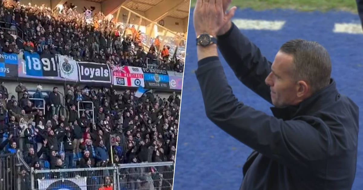KIJK. “Dat gaf een heel fijn gevoel”: Club Brugge-fans zingen ex-coach Nicky Hayen toe na zege in Ge