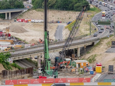 Het verkeerscomplex van de A201 en de Brusselse Ring wordt vernieuwd.