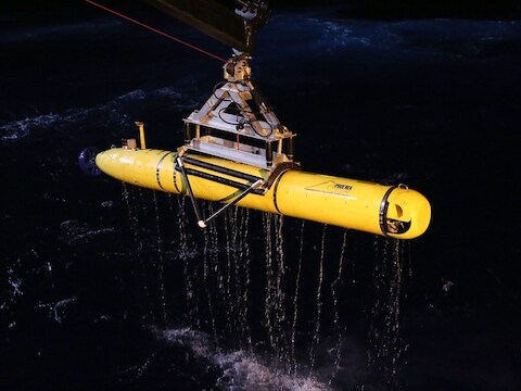 De onderwaterrobot Bluefin 21.