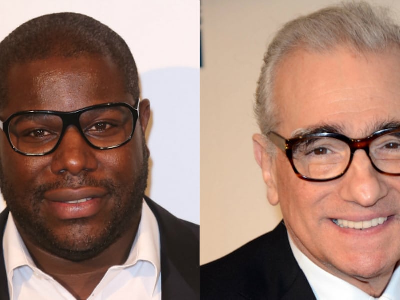 Regisseurs Steve McQueen en Martin Scorcese.