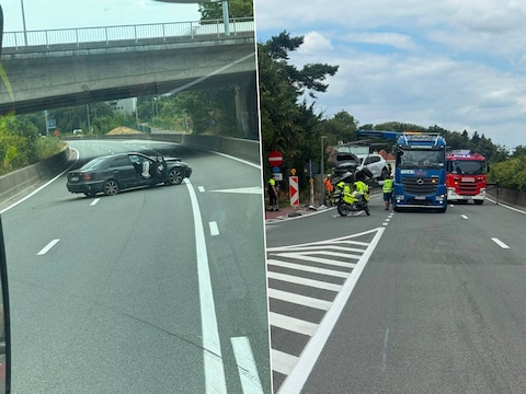 Ongeval R4-Buitenring Zwijnaarde.