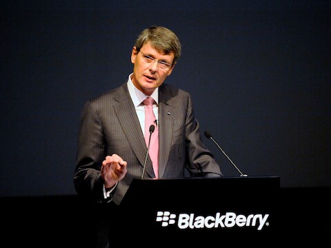Thorsten Heins, CEO van Blackberry.