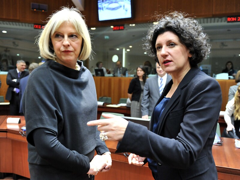 Ontslagnemend minister van Binnenlandse Zaken Annemie Turtelboom (Open Vld).