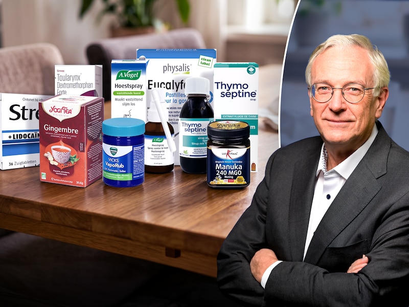 Professor Dirk Devroey (huisarts en professor huisartsgeneeskunde aan de VUB) legt uit wat je kan doen tegen een hoest.