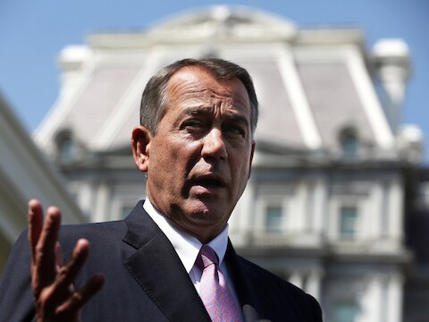 John Boehner, voorzitter van het Amerikaanse Huis van Afgevaardigden.