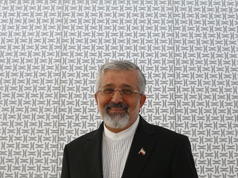 Iraans afgevaardigde voor het IAEA, Ali Ashgar Soltanieh.