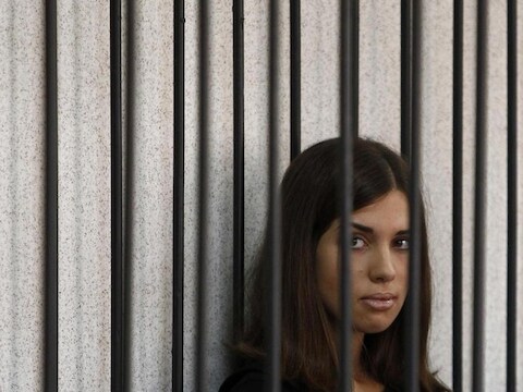 Nadya Tolokonnikova voert aan dat haar verblijf in de gevangenis haar gedrag niet heeft gecorrigeerd.