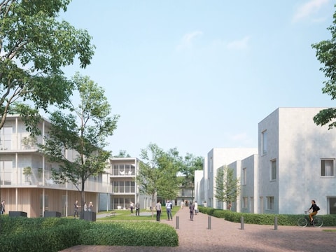 Themabeeld - het Scholenproject Kaart zou drie nieuwe straten en een plein doen ontstaan, die ook een naam moeten krijgen 
