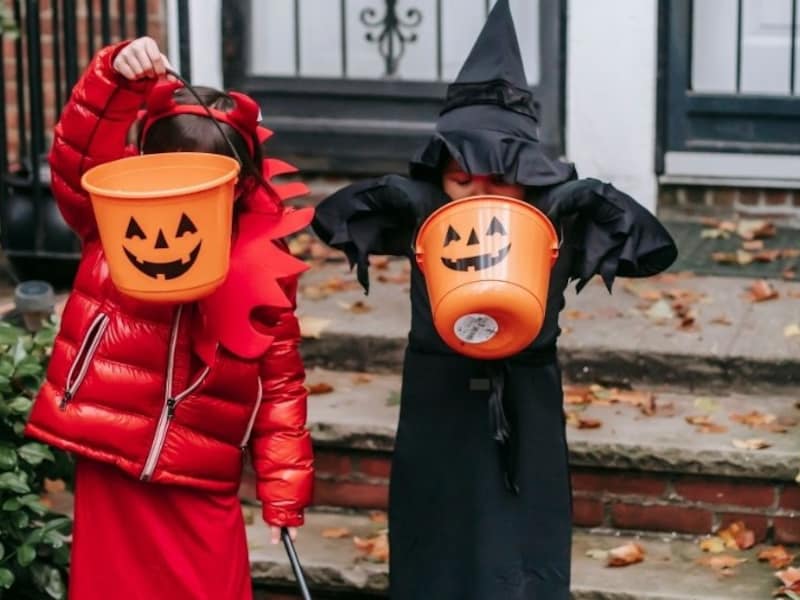 Illustratiebeeld Halloween op de Hessie