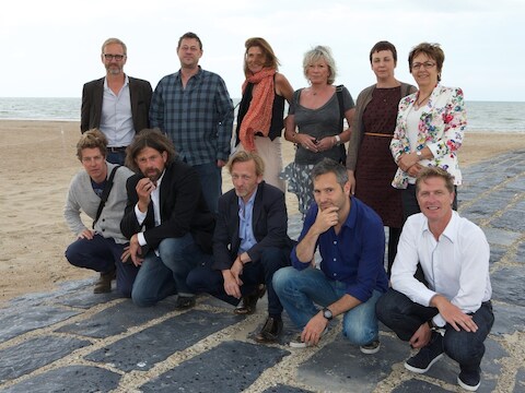 De juryleden van het filmfestival van Oostende.
