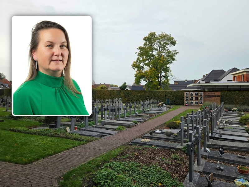 De begraafplaats van Wortel, Inzet: Schepen van Onderwijs in Hoogstraten Ann Fockaert