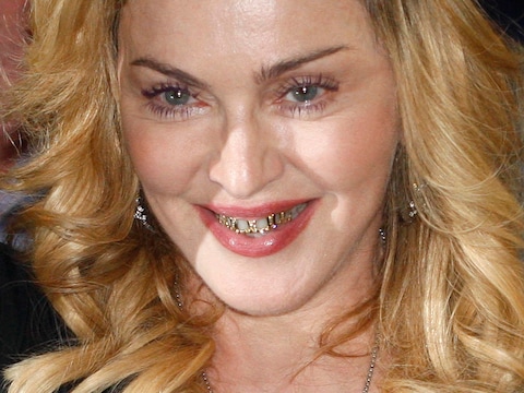 Madonna afgelopen week in Rome.