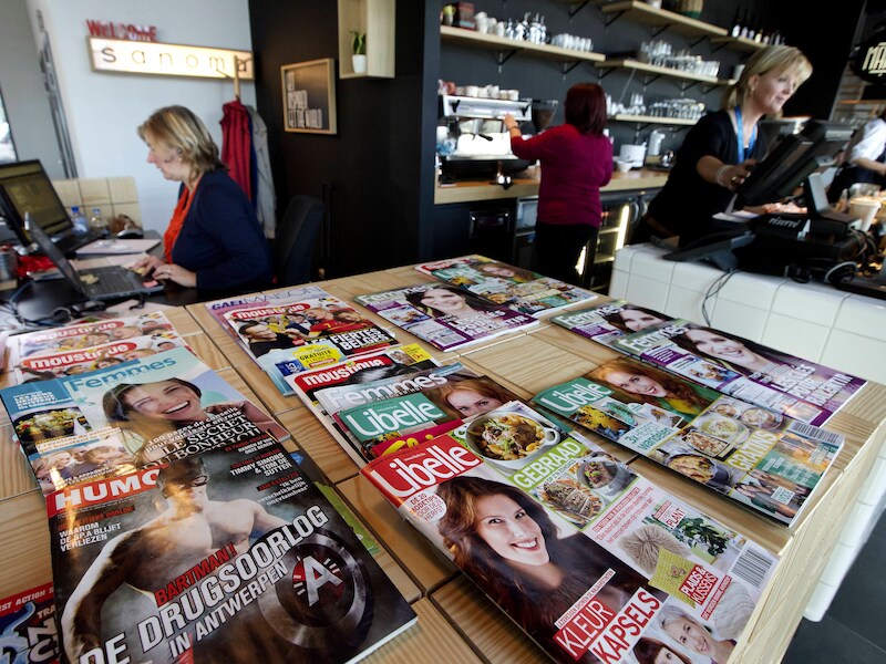 De weekbladen en magazines blijven het in Vlaanderen slecht doen.