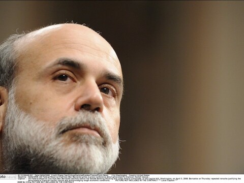 Ben Bernanke, voorzitter van de Federal Reserve.