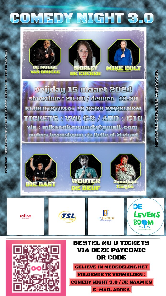 Laat je lachspieren werken tijdens comedy night in bassischool De ...