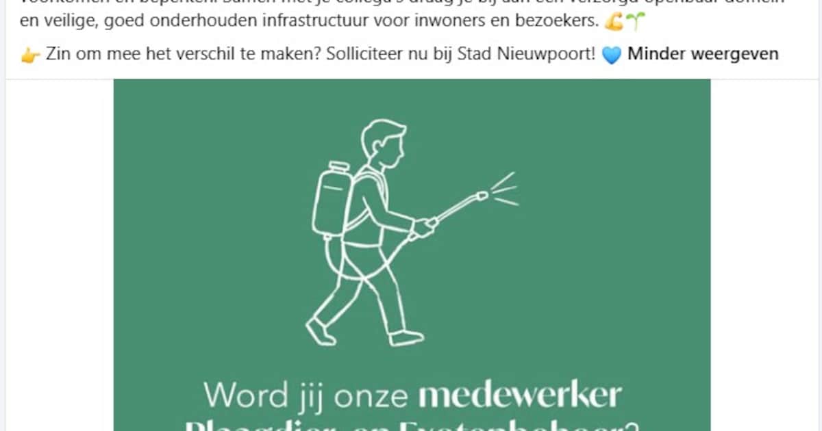 Nieuwpoort zoekt een medewerker ‘plaagdier- en exotenbeheer’
