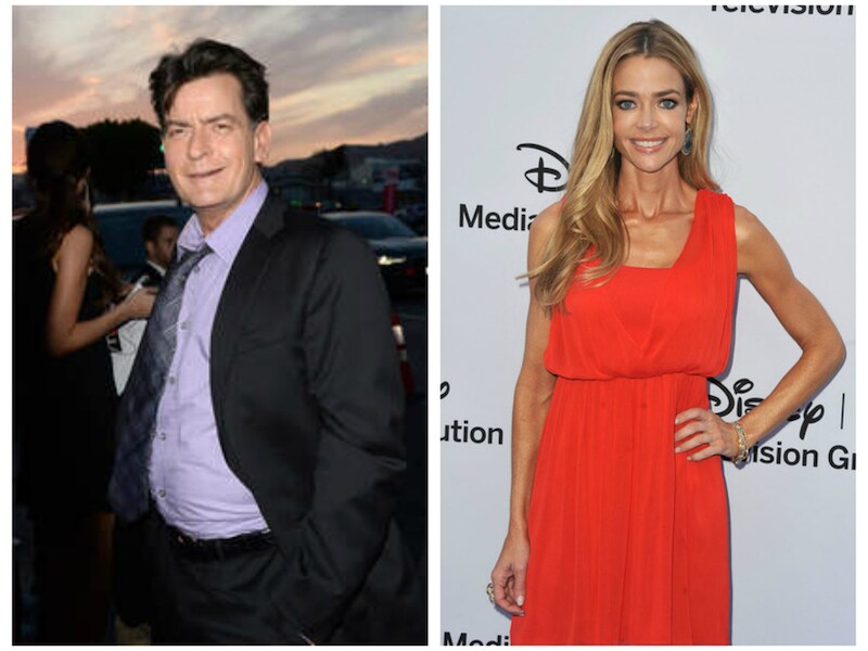 Charlie Sheen en Denise Richards