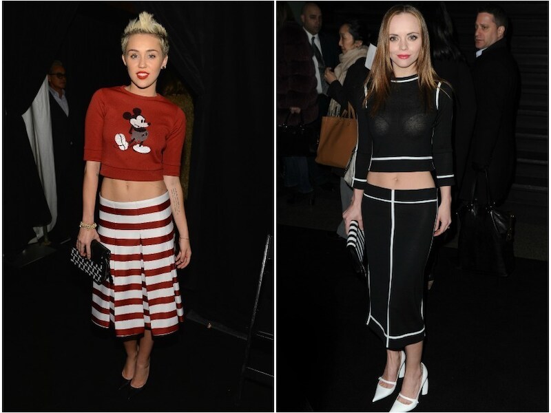 Miley en Christina.