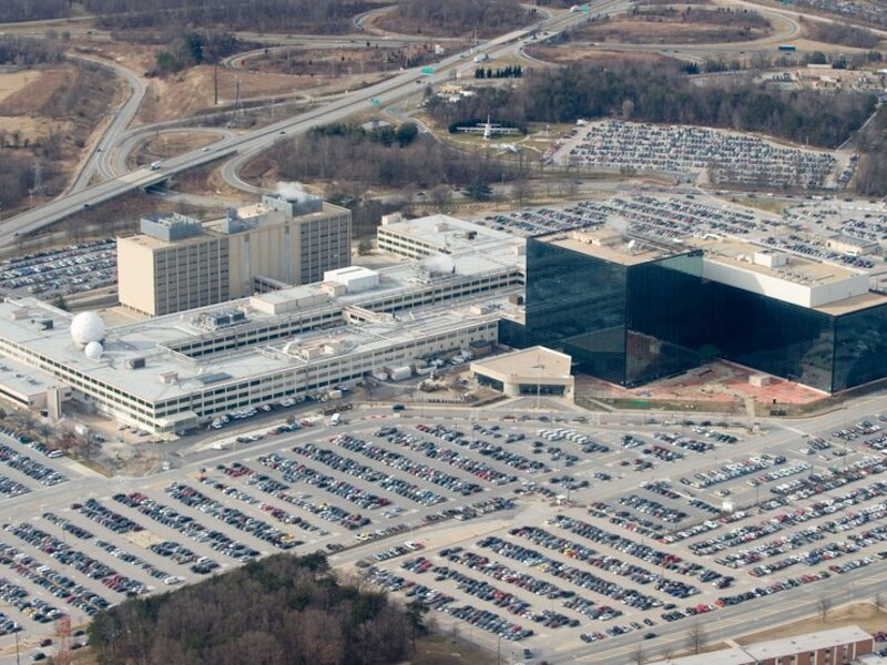 Het NSA-hoofdkantoor in Fort Meade in de staat Maryland.