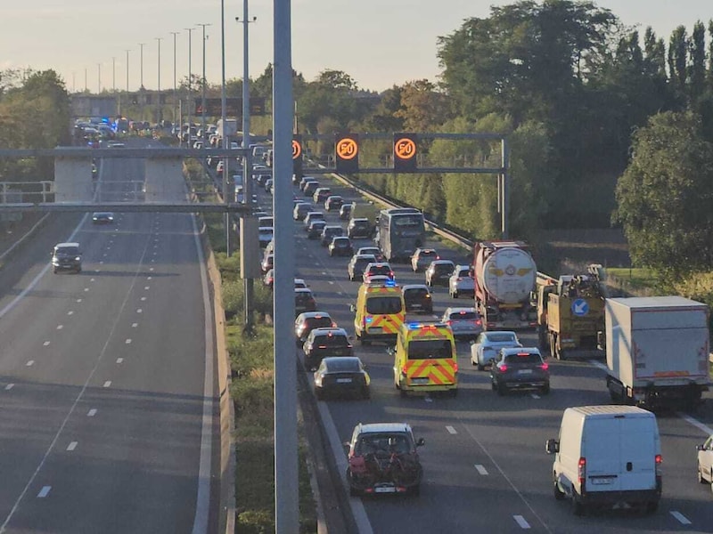 Door werkzaamheden op de E40 wordt er file verwacht in en rondom Herent.