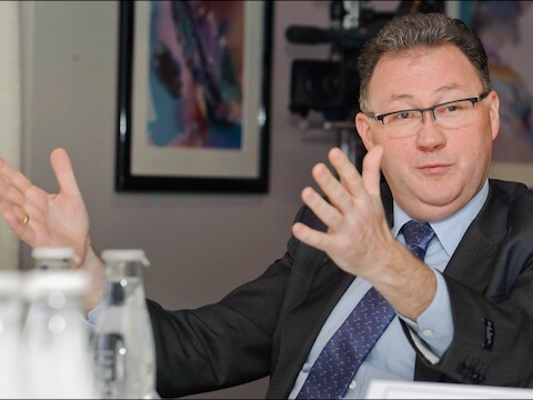 Voorzitter Philip Neyt van de Belgische Verenigingen van Pensioeninstellingen