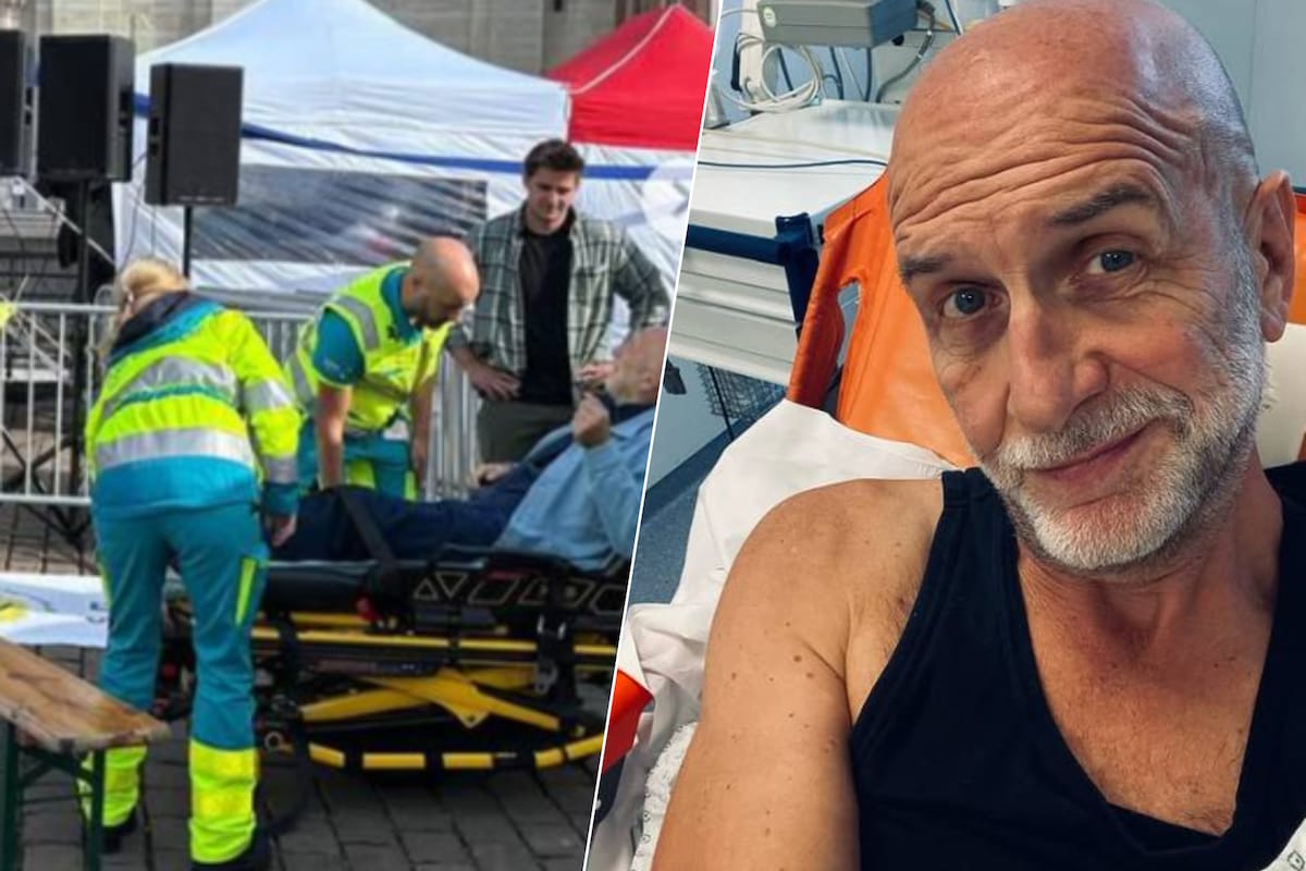 Regisseur Nic Balthazar valt van podium tijdens klimaatactie in Gent en breekt  zijn heup | Showbizz | HLN.be